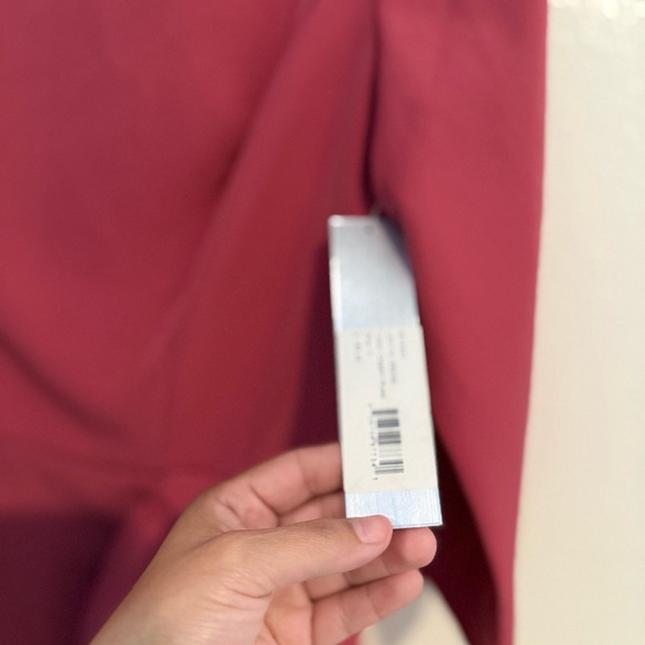 Kay Unger Pink Ruffle Midi Dress - Picture 5 of 8